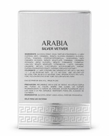 Arabia Silver Vetiver by Le Chameau Eau de Parfum