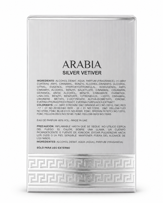 Arabia Silver Vetiver by Le Chameau Eau de Parfum